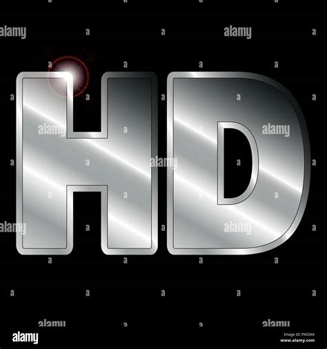 Icon HD - High Definition - Vector Stock Vector Image & Art - Alamy