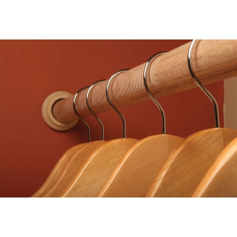 72" Heavy Duty Hard Wood Closet Rod | Closet Storage | Kent Building ...