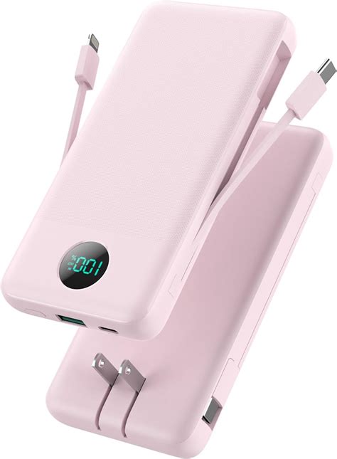 Amazon.com: Slim Portable Charger, 5000mAh Fast Charging Power Bank ...