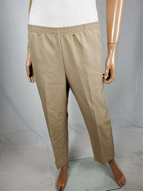 Karen Scott Womens PullOn Comfort Waist Pants Ruched Elastic Waist Poc ...