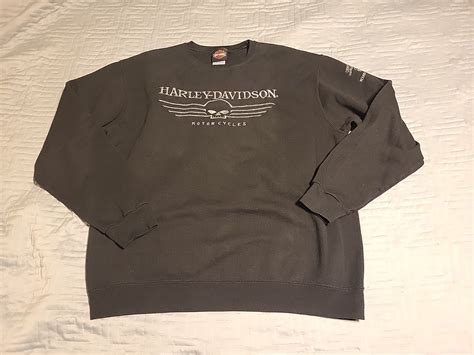 Harley Davidson Central Texas Embroidered Black Sweat… - Gem