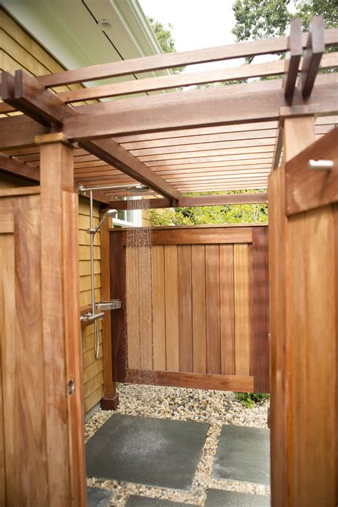 Outdoor Shower Pool House