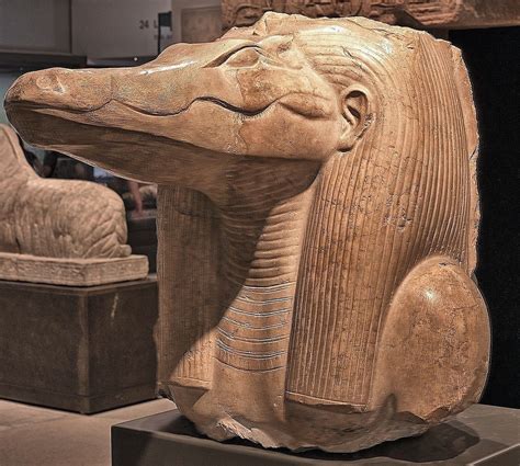 Amnte Nofre - Egyptian Religion — statue of the God Sobek from the ...