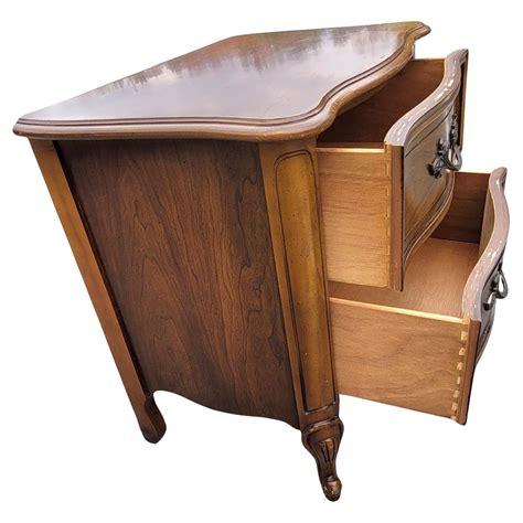 Dixie Provincial Style Bedside Chest of Drawers Nightstand For Sale at ...