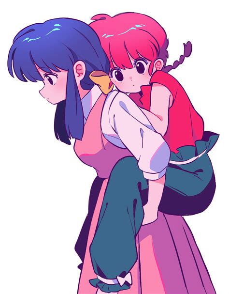 ranma-chan and tendou akane (ranma 1/2) drawn by sanamaru_(sana79261827) | Danbooru