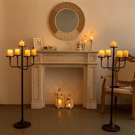 6 Ways To Decorate Metal Floor Candelabras | Sziqiqi Official Site