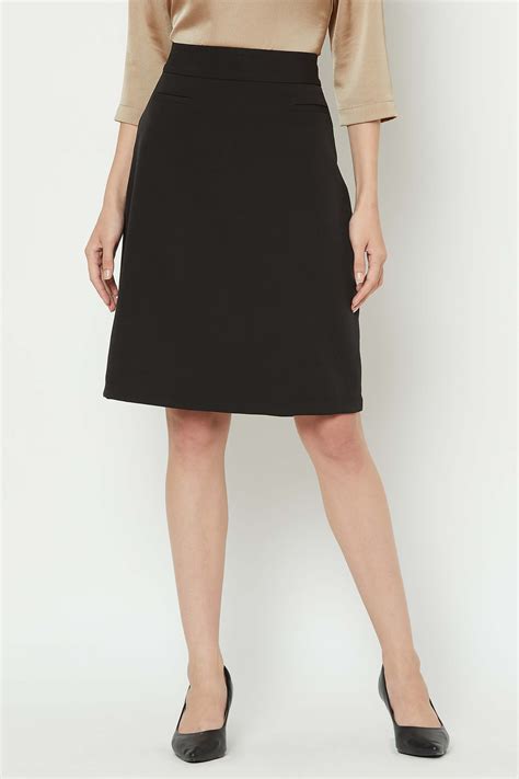 Buy Generous-Black A-line Skirt - Black Color | Skirts for Women | SALT ...