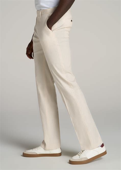 Stretch Linen Dress Pants for Tall Men | American Tall