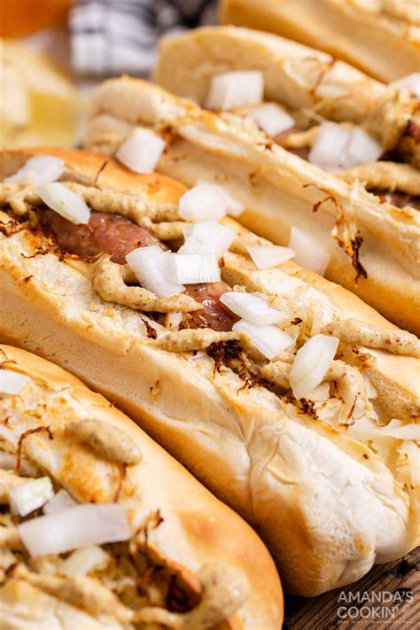 Air Fryer Bratwurst - Amanda's Cookin' - Air Fryer Recipes