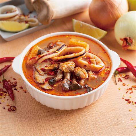 Thai Spicy and Sour Seafood Soup - Lanyang Food | Vegetarian x Seafood ...