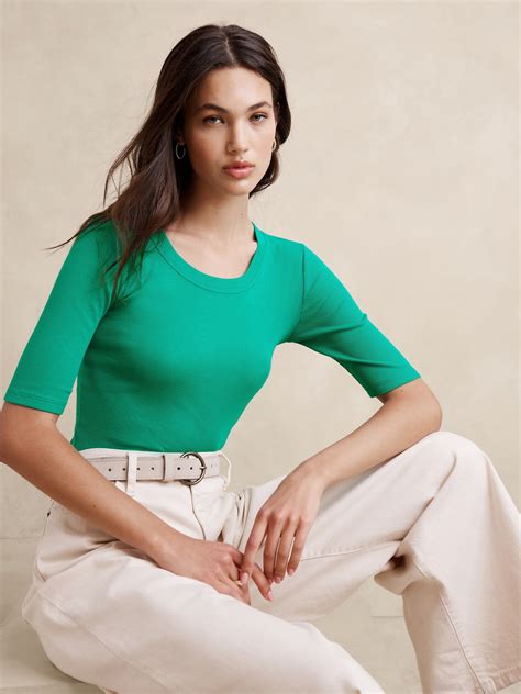 Women's Elbow Length Tee Shirts | Gap