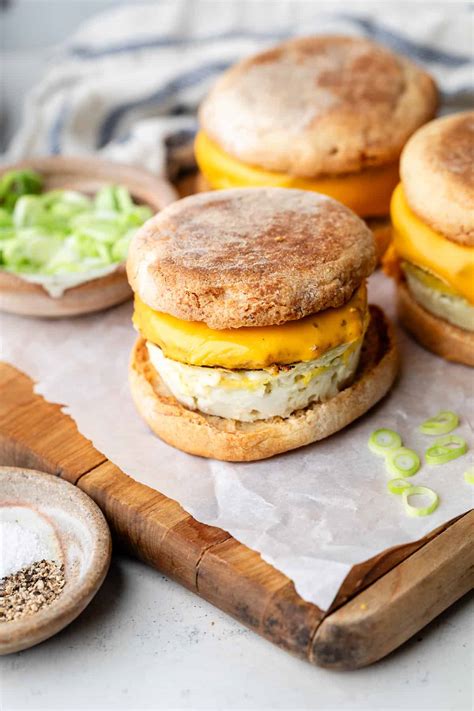 High Protein Breakfast Sandwiches - All the Healthy Things