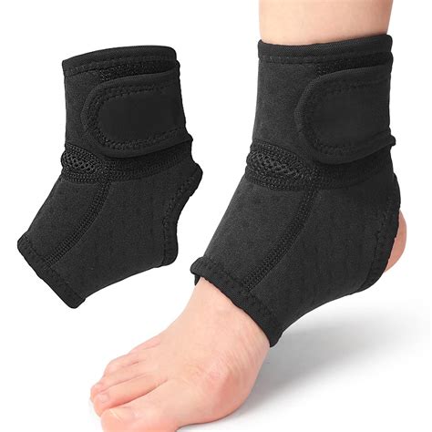 Ankle Brace, Ankle Wrap Foot Sleeve Adjustable Stable Ankle Compression ...