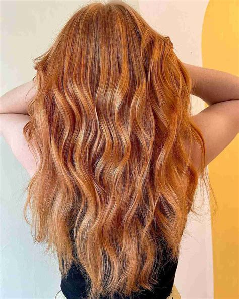Orange Brown Hair With Highlights