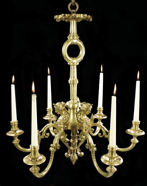 Regency Gilt Chandelier Brass Antique | Westland London