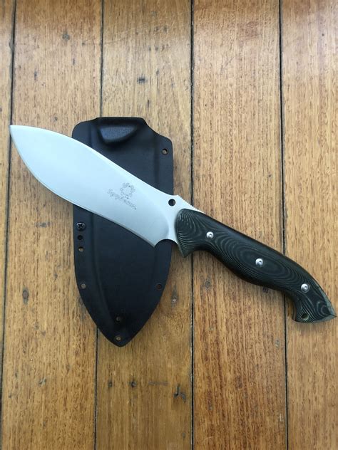 Spyderco Woodlander 6" Fixed Blade Knife with Micarta Handle and Kydex ...