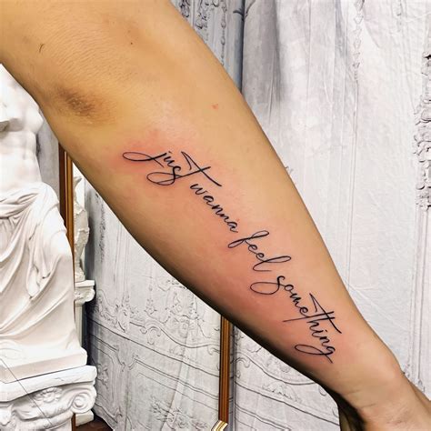 Script Cursive Tattoo