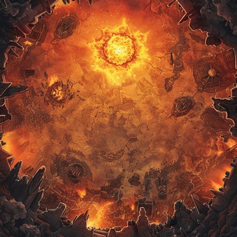110+ Demonic Hell Maps Bundle, Dungeons and Dragons, Dnd Battlemaps, Iso, High Detail, Campaign ...