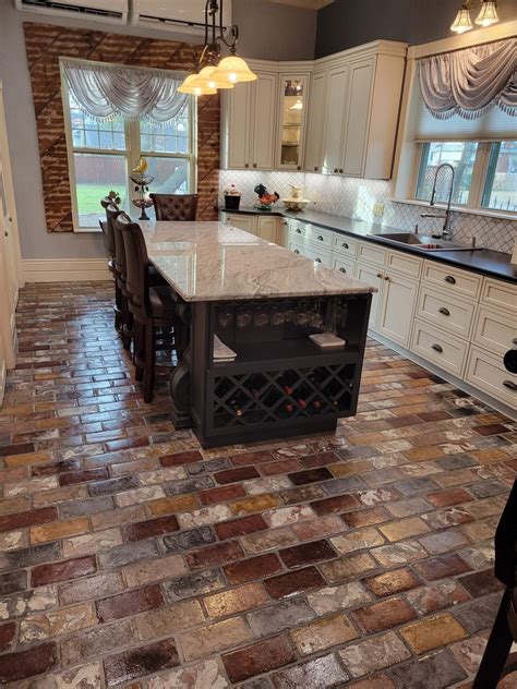 Discover 11 Kitchen and brick flooring ideas | brick floor kitchen ...