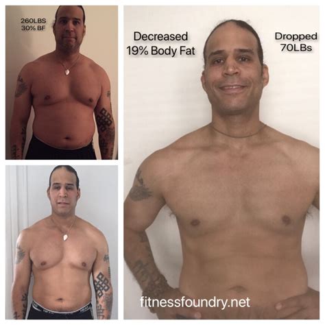 Before and After Pictures 70 Pounds Weight Loss - Fitness Foundry