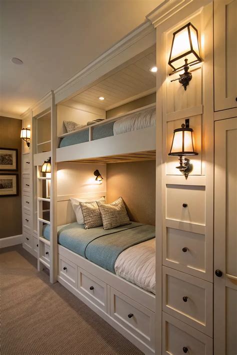 6+ Clever Built-In Closet Bunk Beds Ideas | Bunk beds built in, Built ...