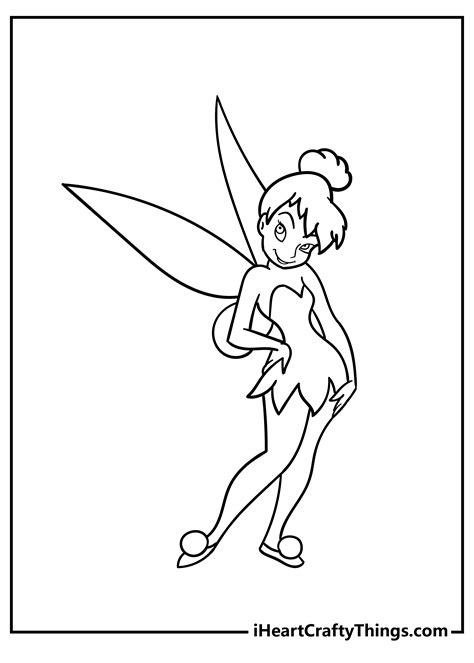 Tinker Bell Coloring Pages (20 Free Printables For Kids)