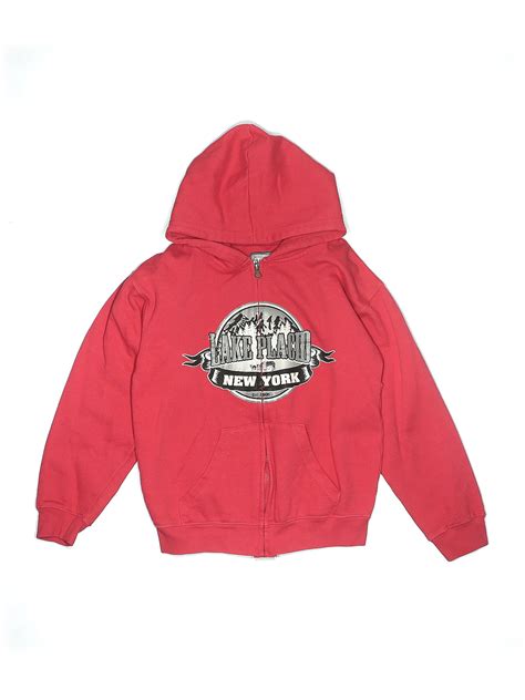Assorted Brands Graphic Red Zip Up Hoodie Size L (Kids) - 70% off | thredUP