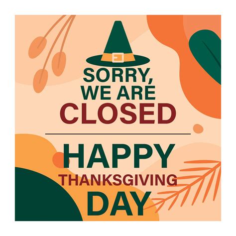 Closed For Thanksgiving - 12 Free PDF Printables | Printablee