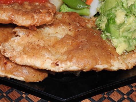 Spanish-fried battered flounder