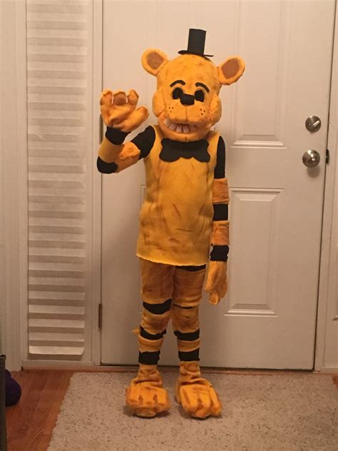 Golden Freddy Costume Five Nights At Freddys Movie Hi Res Stock