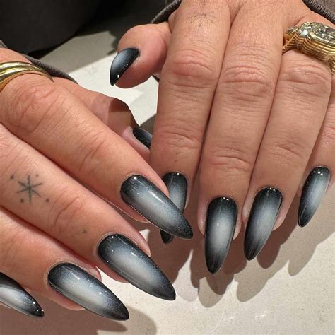 Black And Silver Nails Designs