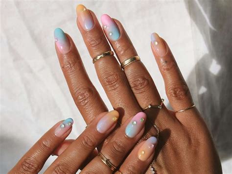 Pastel Ombre Nails at Christy Redfield blog