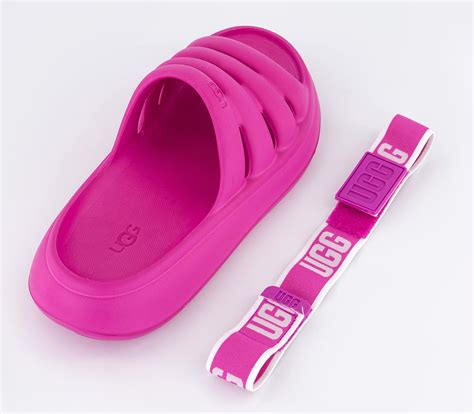 UGG Sport Yeah Sliders Dragon Fruit Pink - Women's Sandals