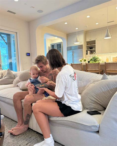 Justin Bieber and Hailey Bieber Cradle Jason Kennedy’s Newborn Baby ...