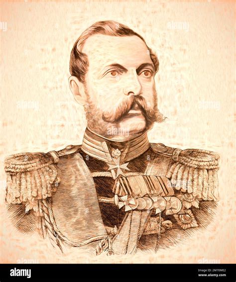 Alexander II of Russia, 1818 - 1881, Emperor of Russia, digitally ...