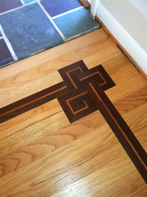 Hardwood Floor Inlay Installation – Flooring Ideas