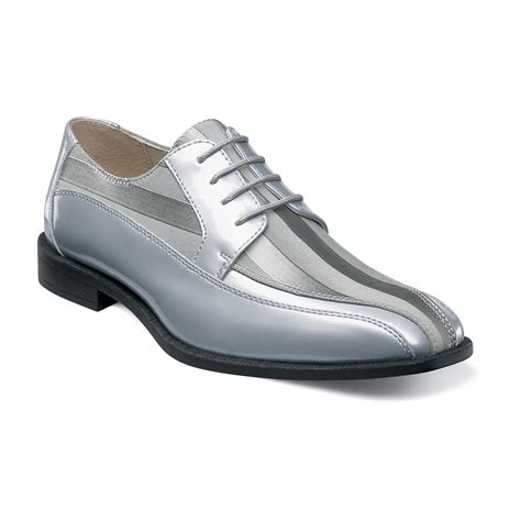 Men's Dress Shoes | Gray Bike Toe Lace Up | Stacy Adams Royalty