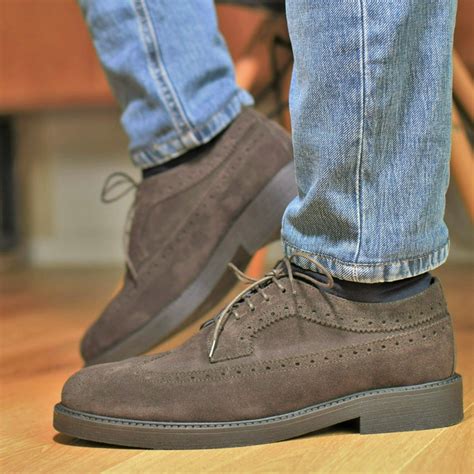 VOLTERRA - Brown Suede | Sneakers men fashion, Dress shoes men ...