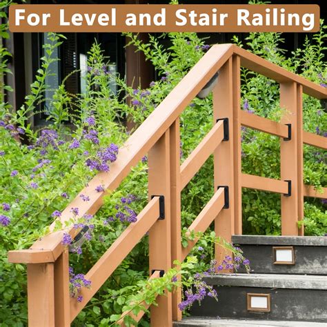 Snapklik.com : Steel DN Mate 6 PCS Deck Railing Bracket Connectors For ...