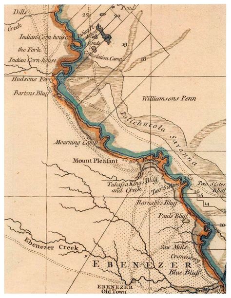 Savannah River Georgia Map