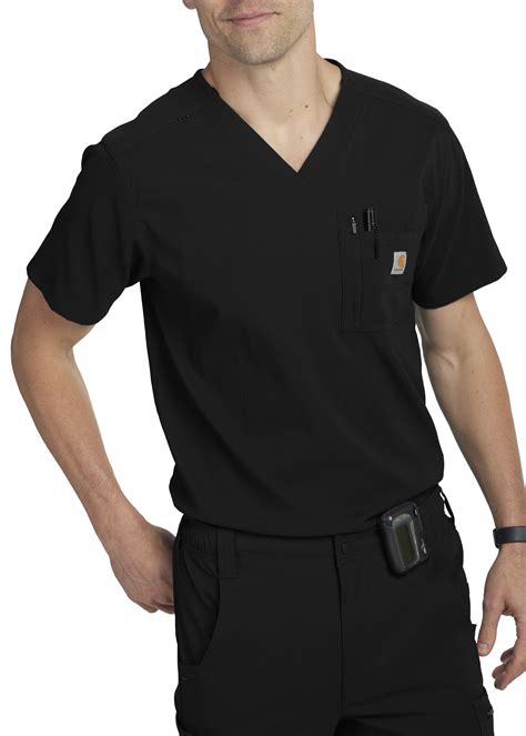 Carhartt Force Men's Mesh Vented Back Panel Tuck-In Top | Scrubs ...