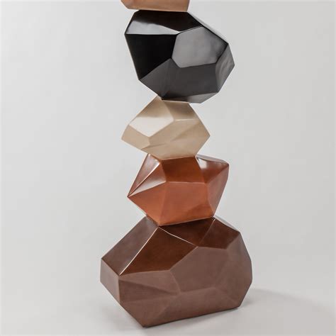 Abstract Composition Modern Floor Sculpture-Multi Color — AllSculptures