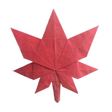 Origami Leaf Instructions Fall Leaves - World Wonders Hobbies