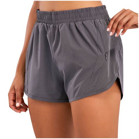 WCMZJ High Waisted Athletic Running Shorts for Women Dolphin Shorts ...