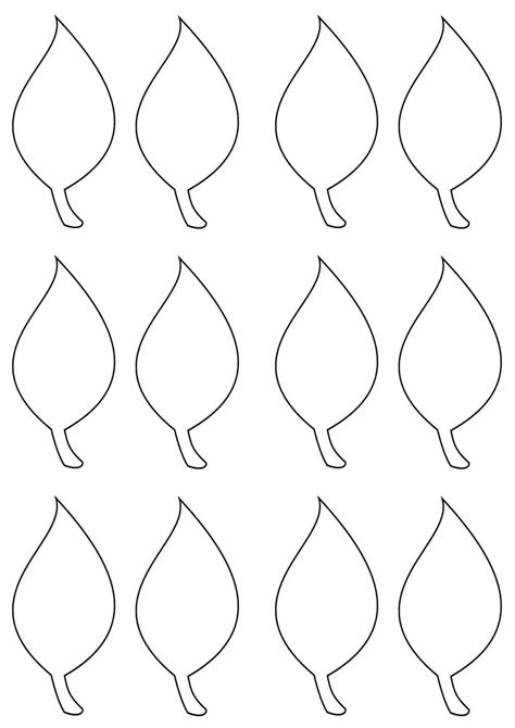 Nice Leaf Cutouts Printable Farm Animal Coloring Pages | Printable Leaves