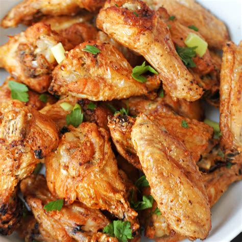 Oven Baked Chicken Wings Healthy Chicken Wing Recipe