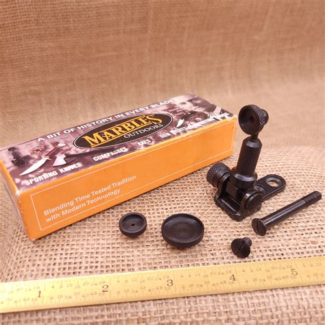 Marble's Rear Peep Tang Sight Marlin Lever-Action Rifles 1894, 1897 - w ...