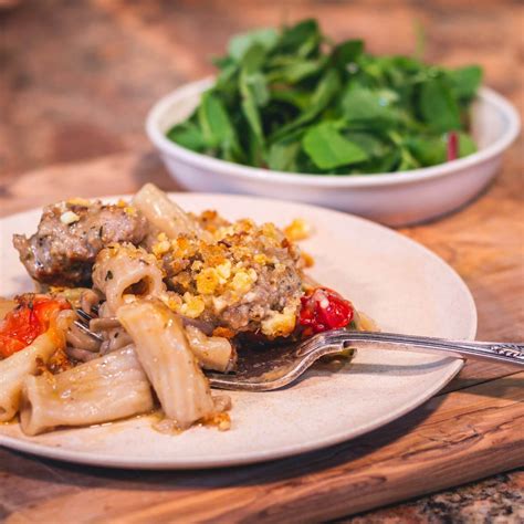 Sausage Pasta Bake - Ali Bilton Cooks