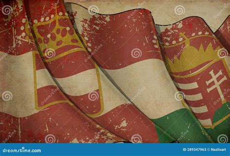 Old Paper Print - Waving Flag of Austria-Hungary Stock Image - Image of paper, austrian: 289347963