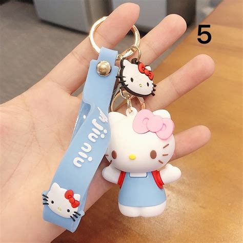 Hello Kitty Keychain | Etsy